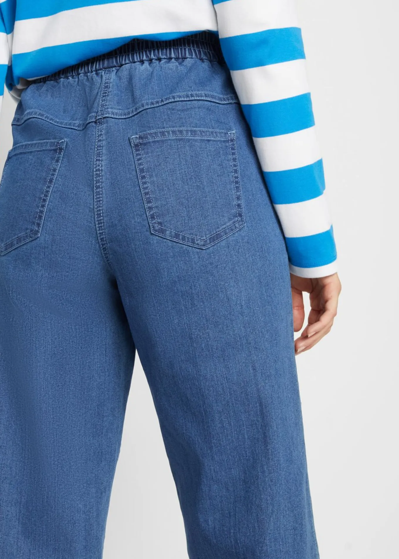 Vaqueros mom, high waist, con cintura cómoda