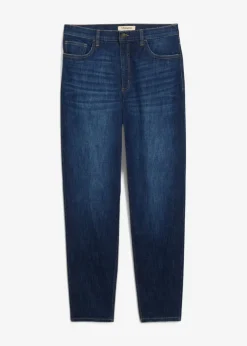 Vaqueros mom, high waist, cropped