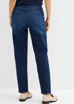 Vaqueros mom, high waist, cropped