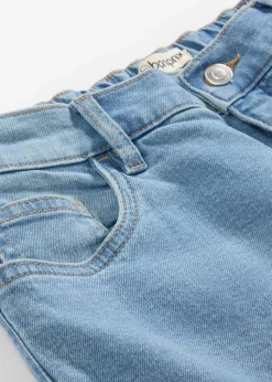Vaqueros mom, high waist, cropped