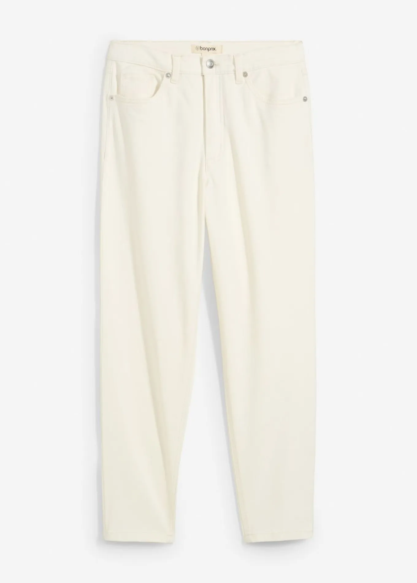 Vaqueros mom, high waist, low stretch, cropped