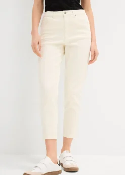 Vaqueros mom, high waist, low stretch, cropped