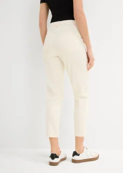 Vaqueros mom, high waist, low stretch, cropped