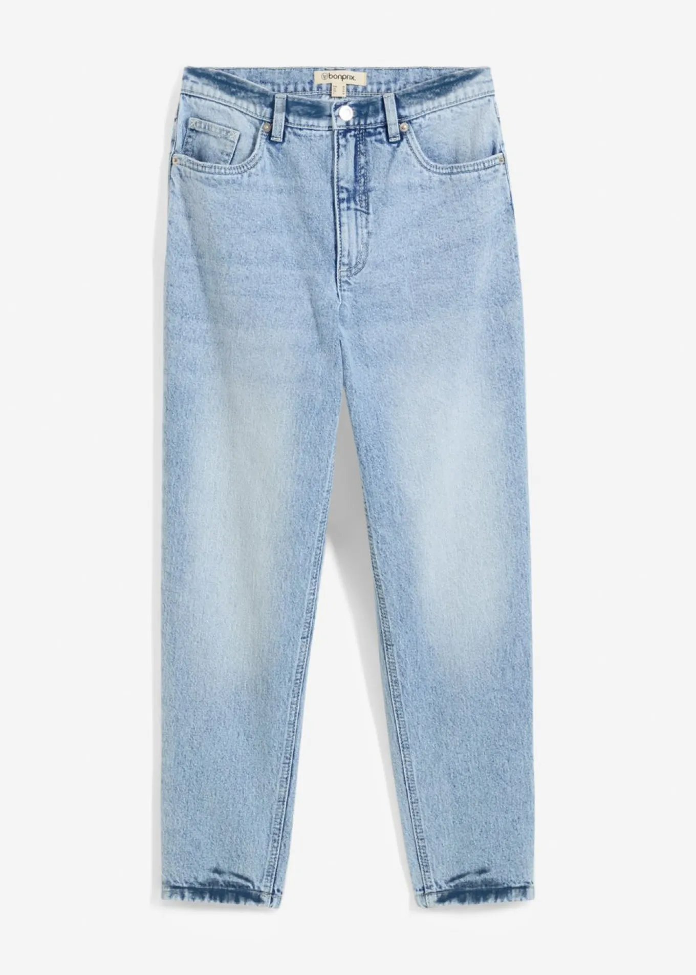 Vaqueros mom, high waist, low stretch, cropped
