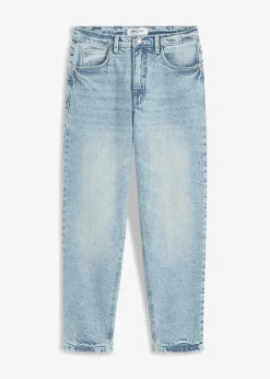 Vaqueros mom, high waist, low stretch, cropped