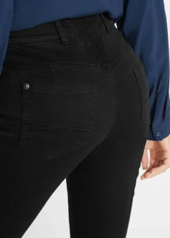 Vaqueros rectos con talle medio y cintura cómoda
