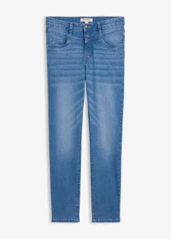 Vaqueros skinny con corte cropped y talle alto