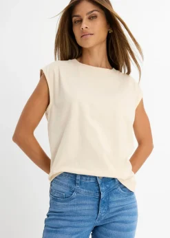 Vaqueros skinny con corte cropped y talle alto
