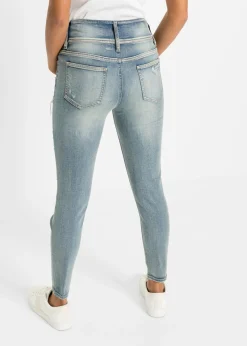 Vaqueros skinny, high waist, elásticos