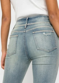 Vaqueros skinny, high waist, elásticos