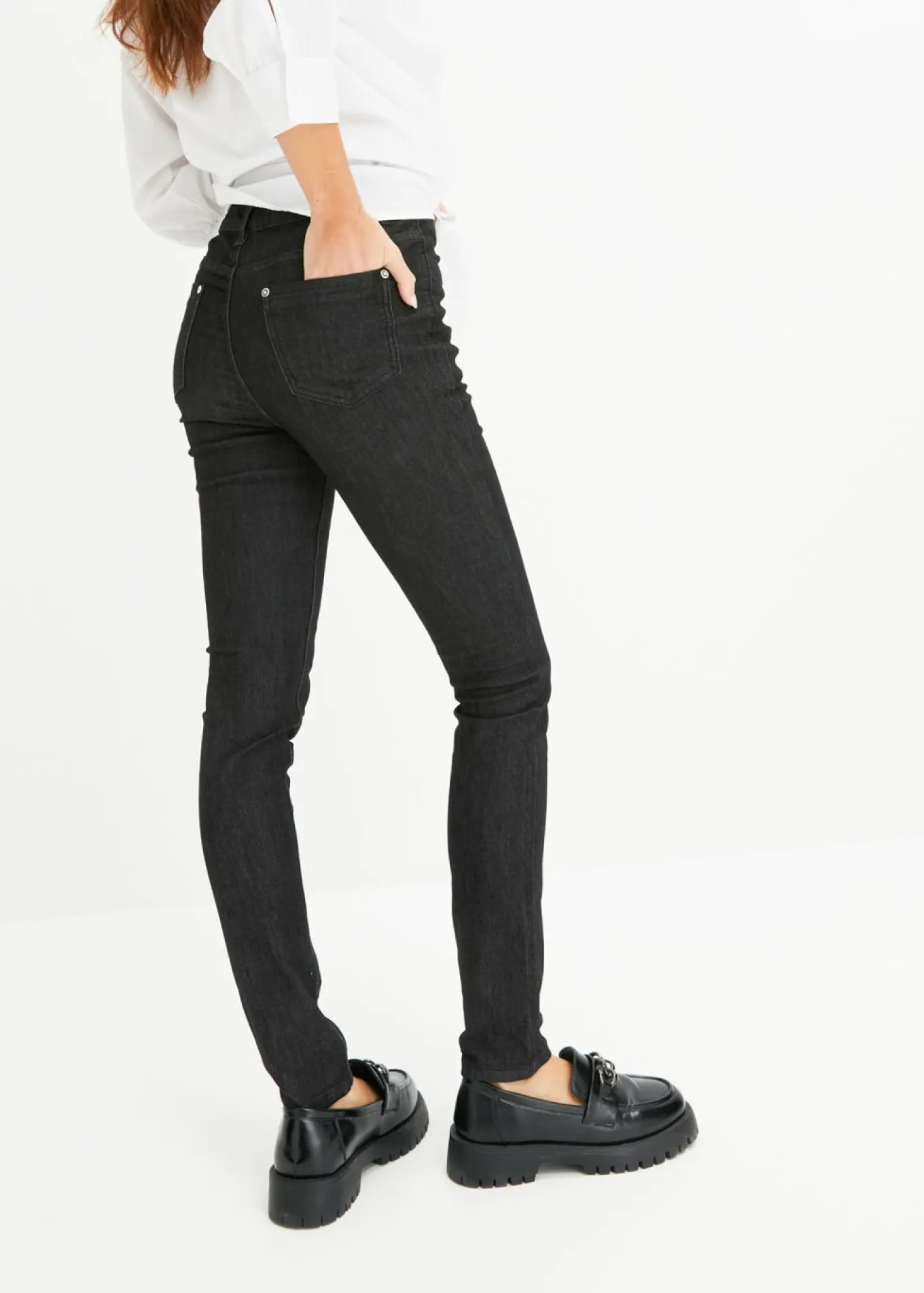 Vaqueros skinny, mid waist