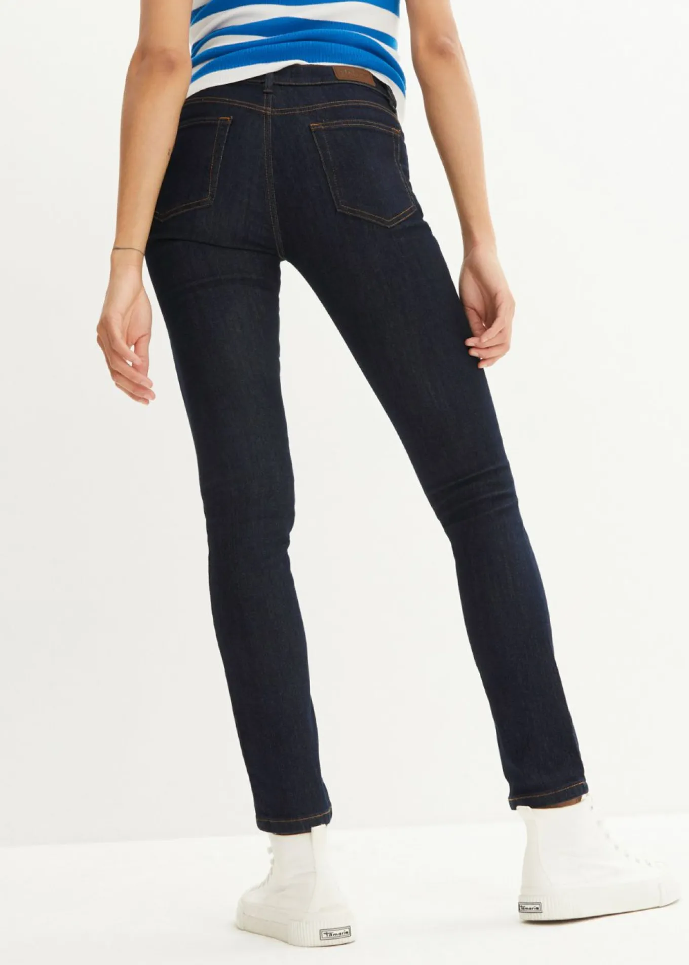 Vaqueros skinny, mid waist, elásticos