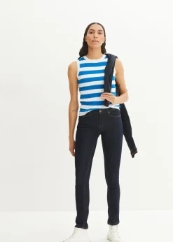 Vaqueros skinny, mid waist, elásticos