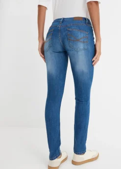 Vaqueros skinny, mid waist, elásticos