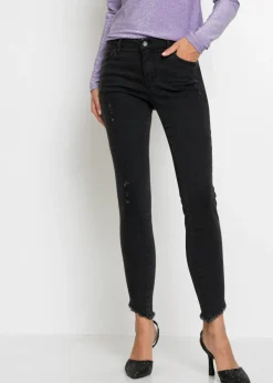 Vaqueros skinny, mid waist, elásticos