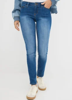 Vaqueros skinny, mid waist, elásticos