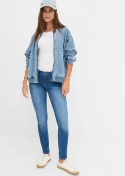 Vaqueros skinny, mid waist, elásticos