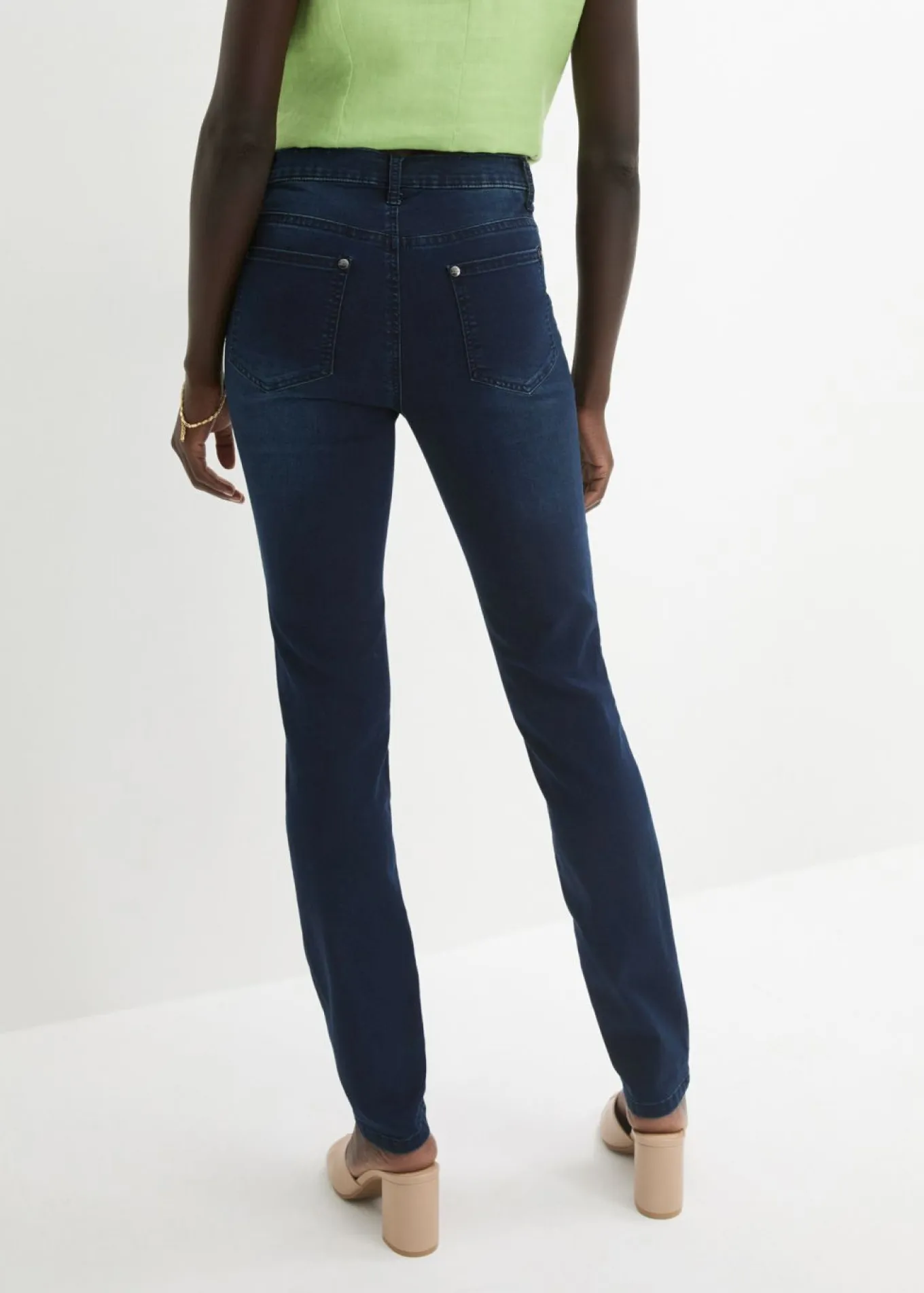 Vaqueros skinny, mid waist, elásticos