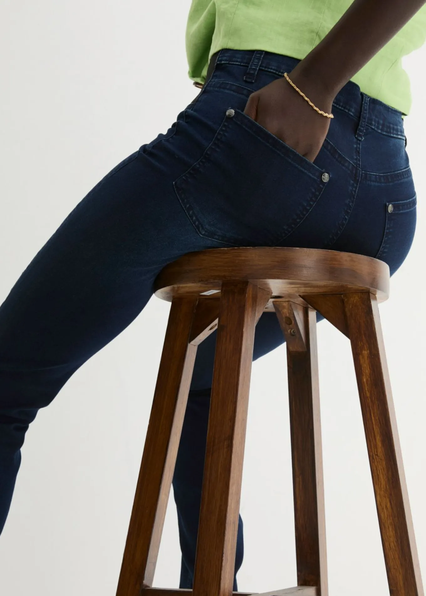 Vaqueros skinny, mid waist, elásticos