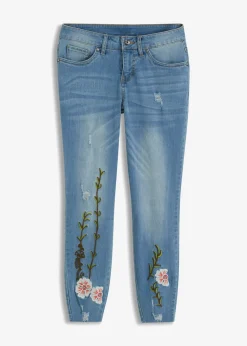 Vaqueros skinny, mid waist, elásticos