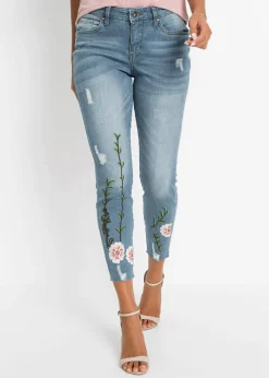 Vaqueros skinny, mid waist, elásticos