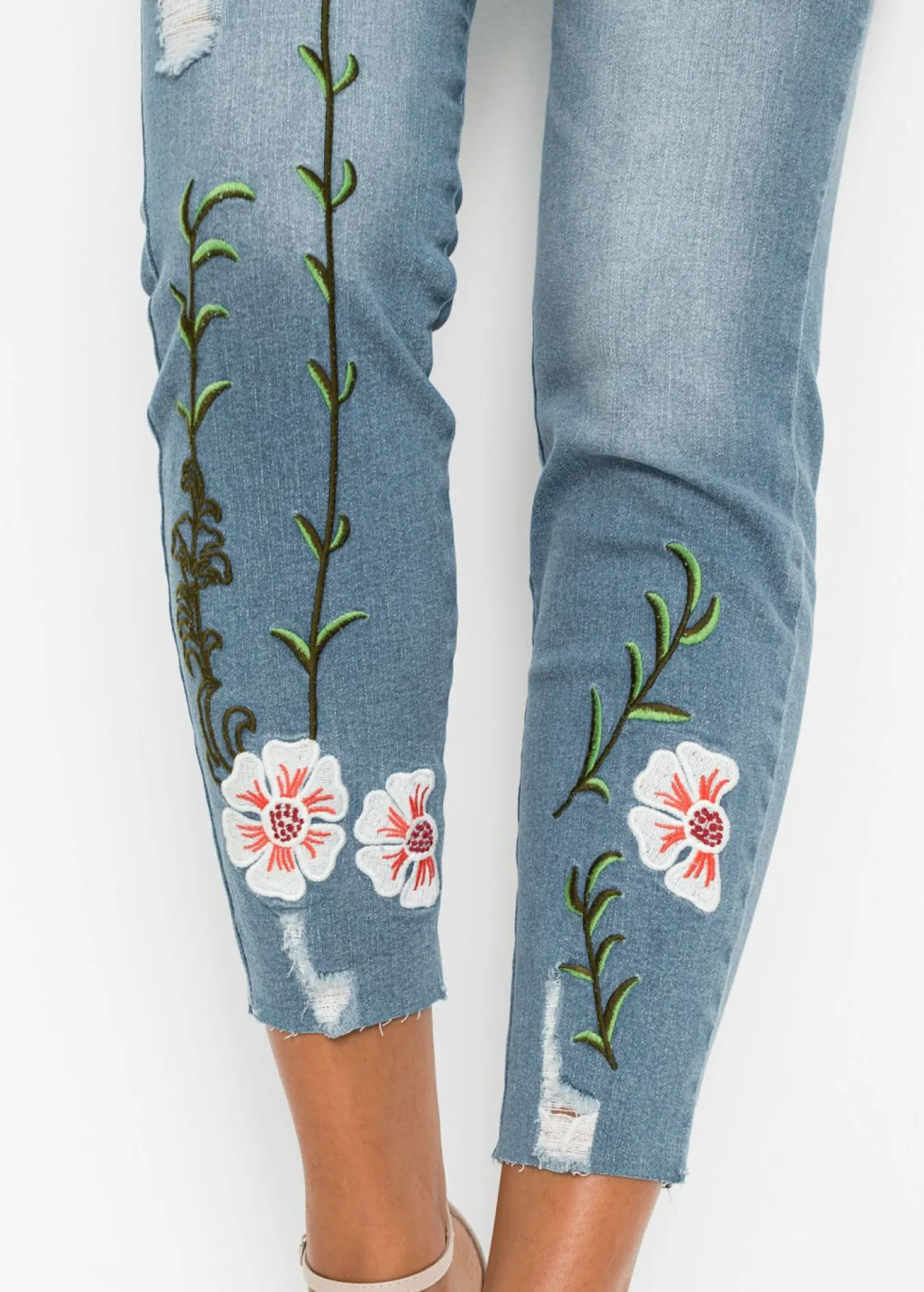 Vaqueros skinny, mid waist, elásticos