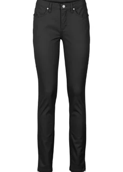 Vaqueros skinny, mid waist, cropped