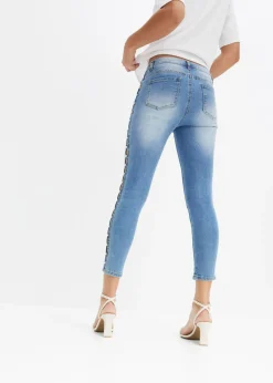 Vaqueros skinny, mid waist, elásticos