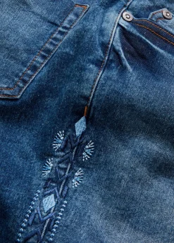 Vaqueros skinny, mid waist, elásticos