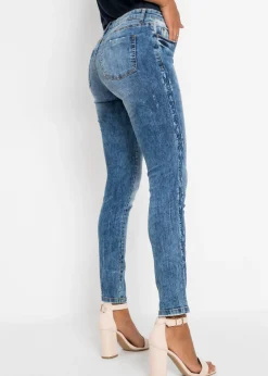 Vaqueros skinny, mid waist, elásticos