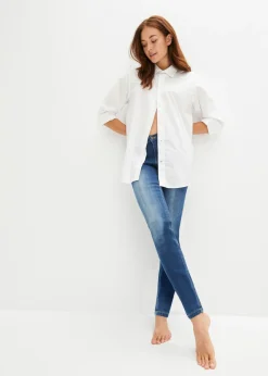 Vaqueros skinny, mid waist, elásticos