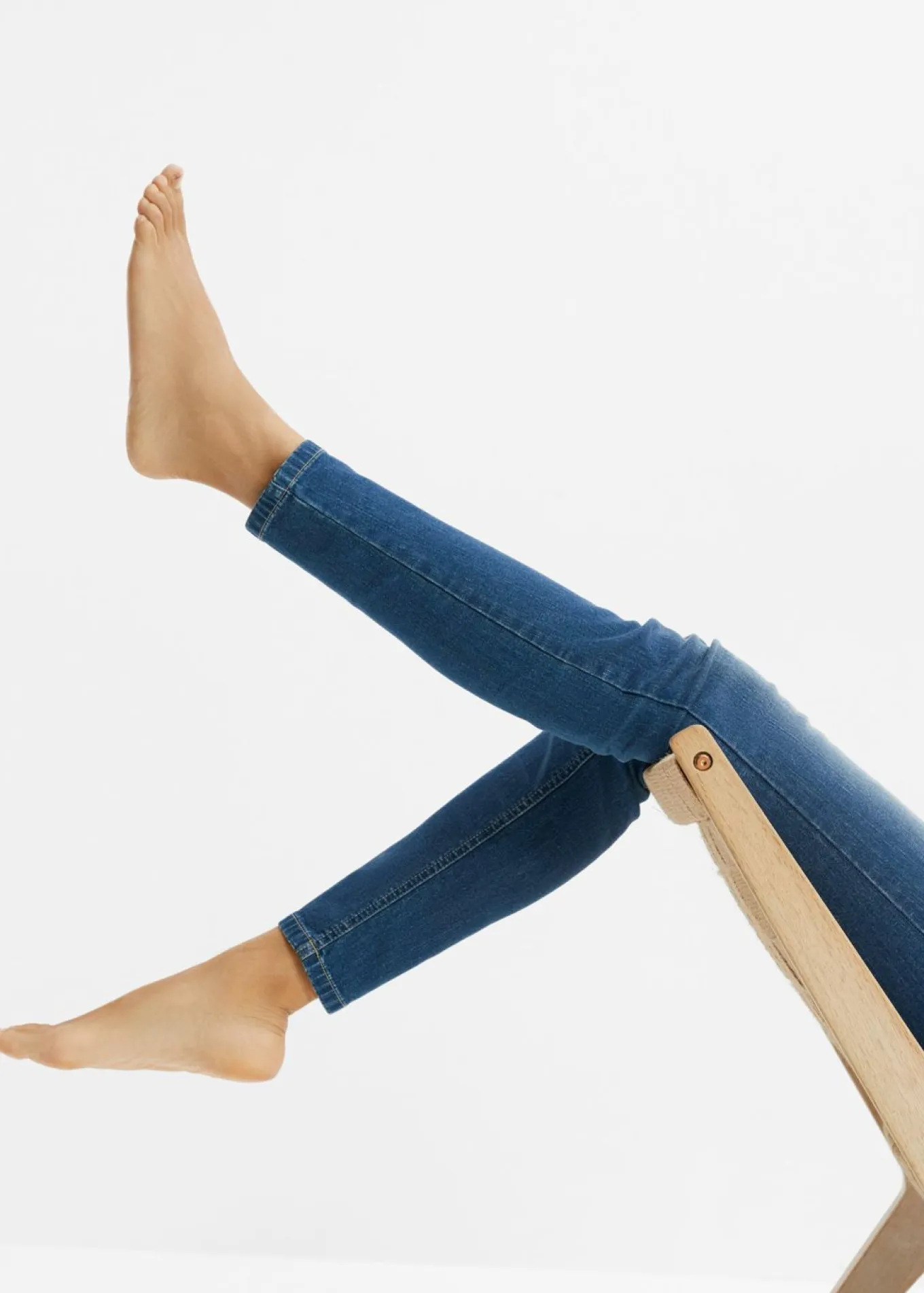 Vaqueros skinny, mid waist, elásticos