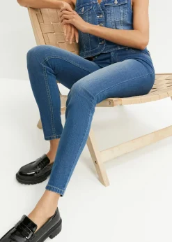 Vaqueros skinny, mid waist, elásticos