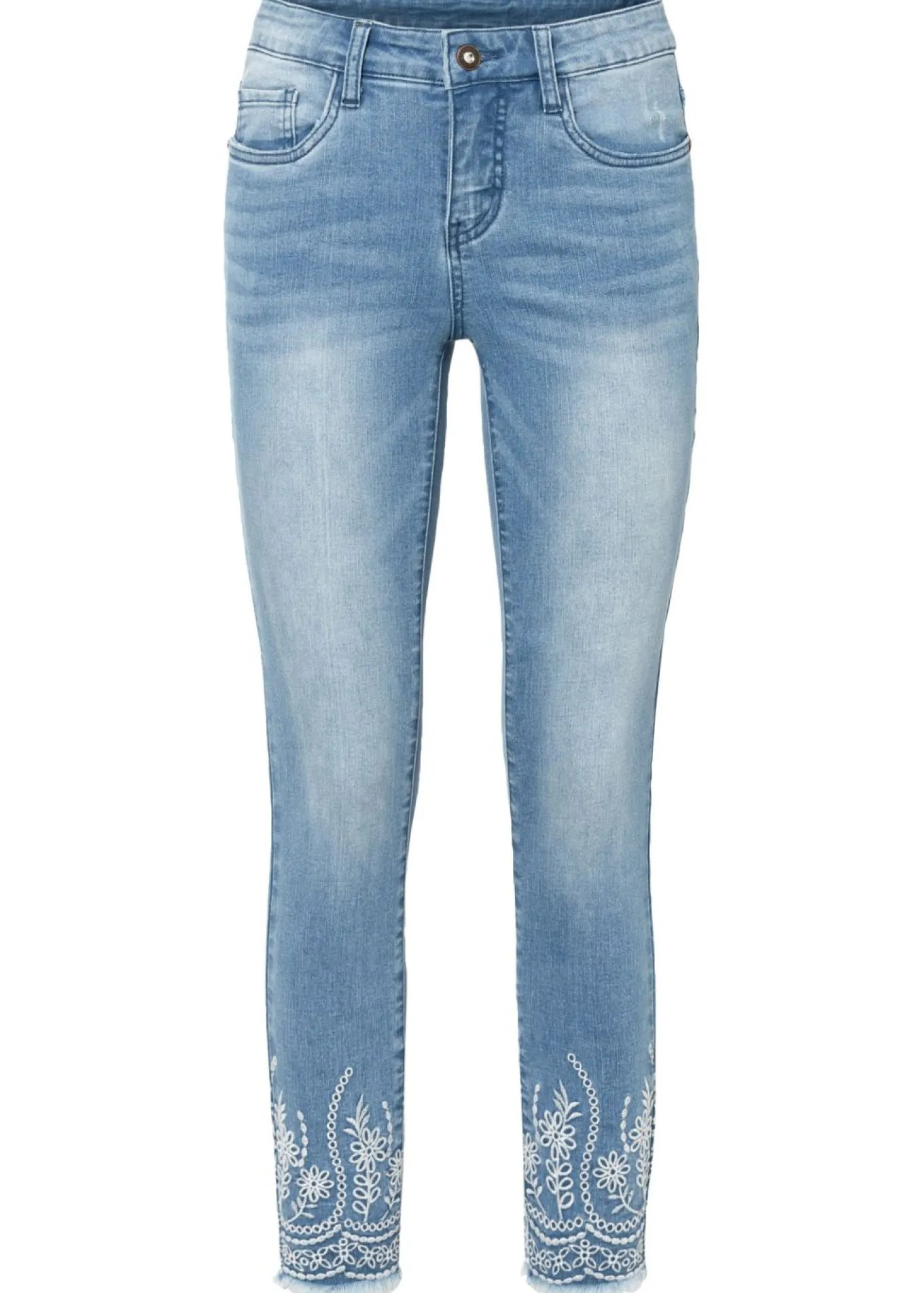 Vaqueros skinny mid waist