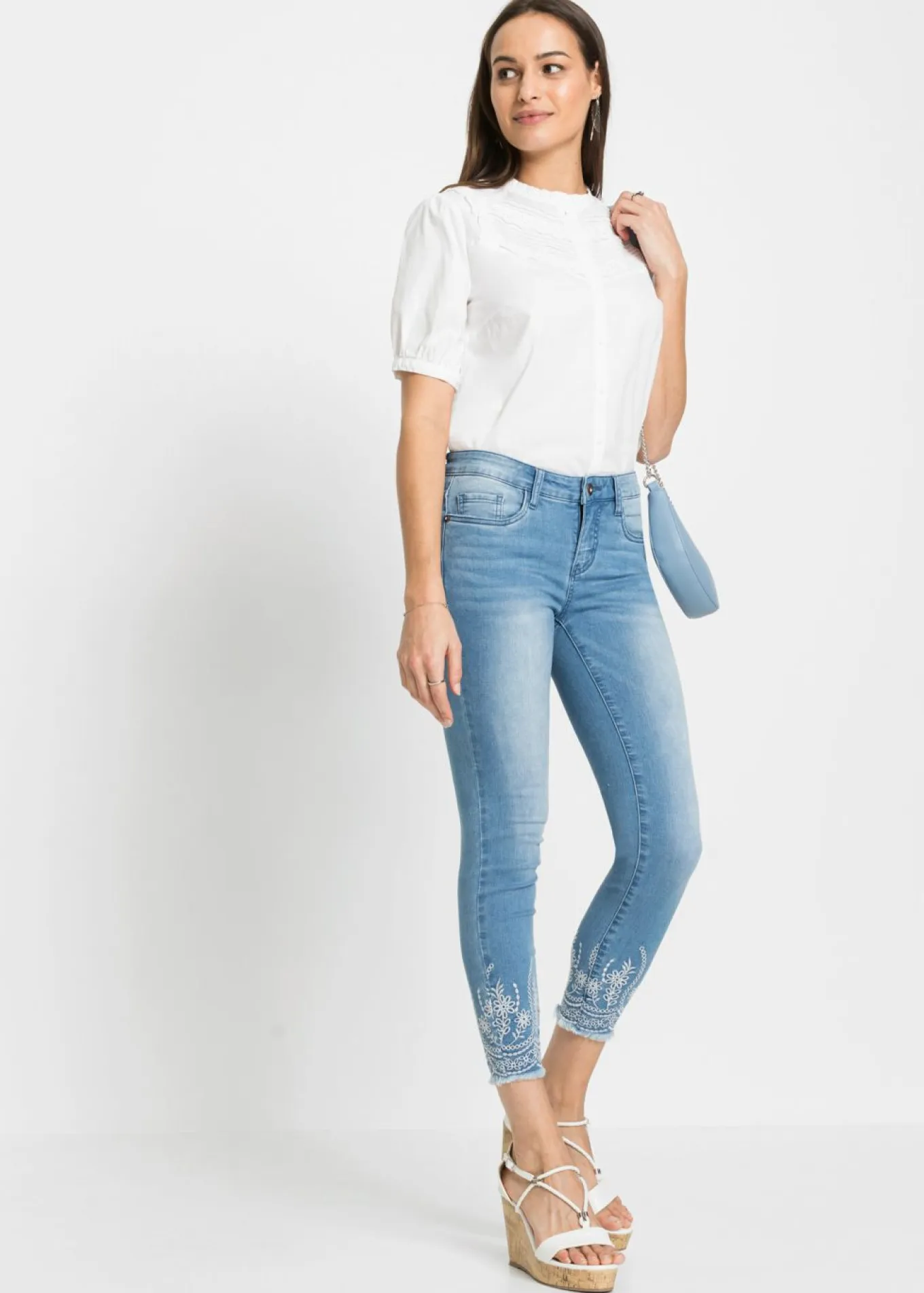 Vaqueros skinny mid waist