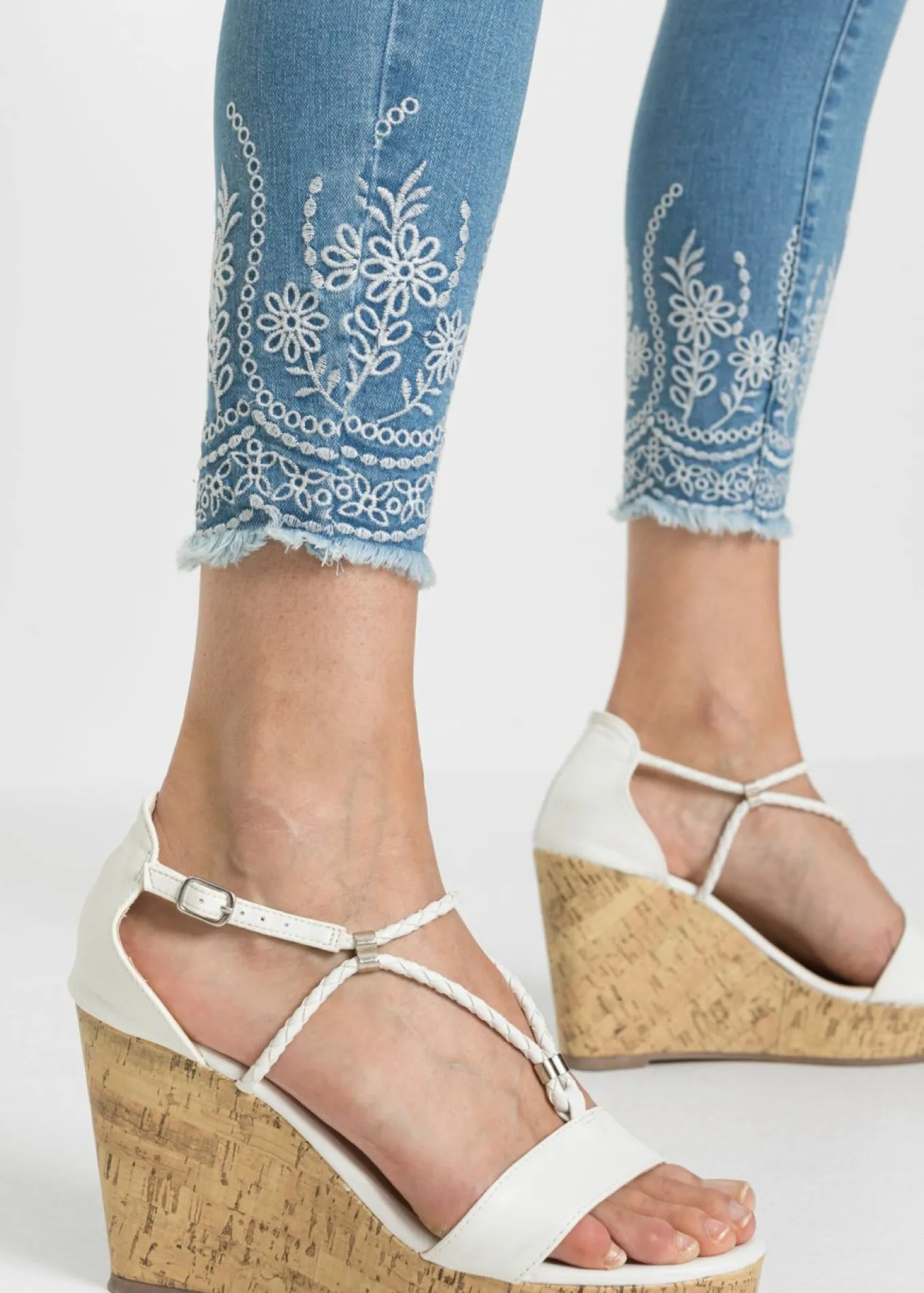 Vaqueros skinny mid waist