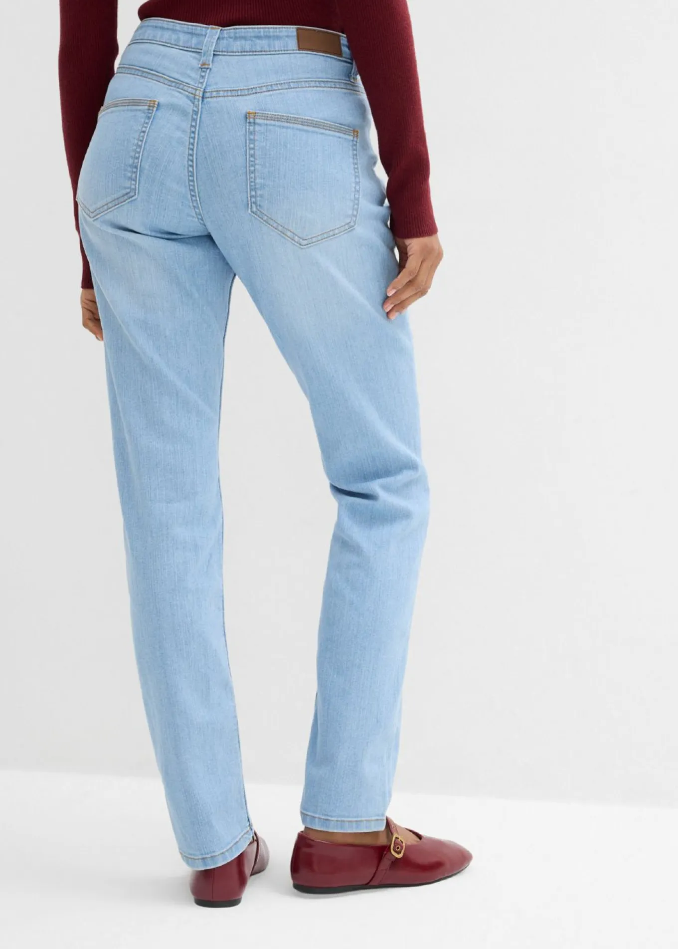 Vaqueros skinny, mid waist, elásticos