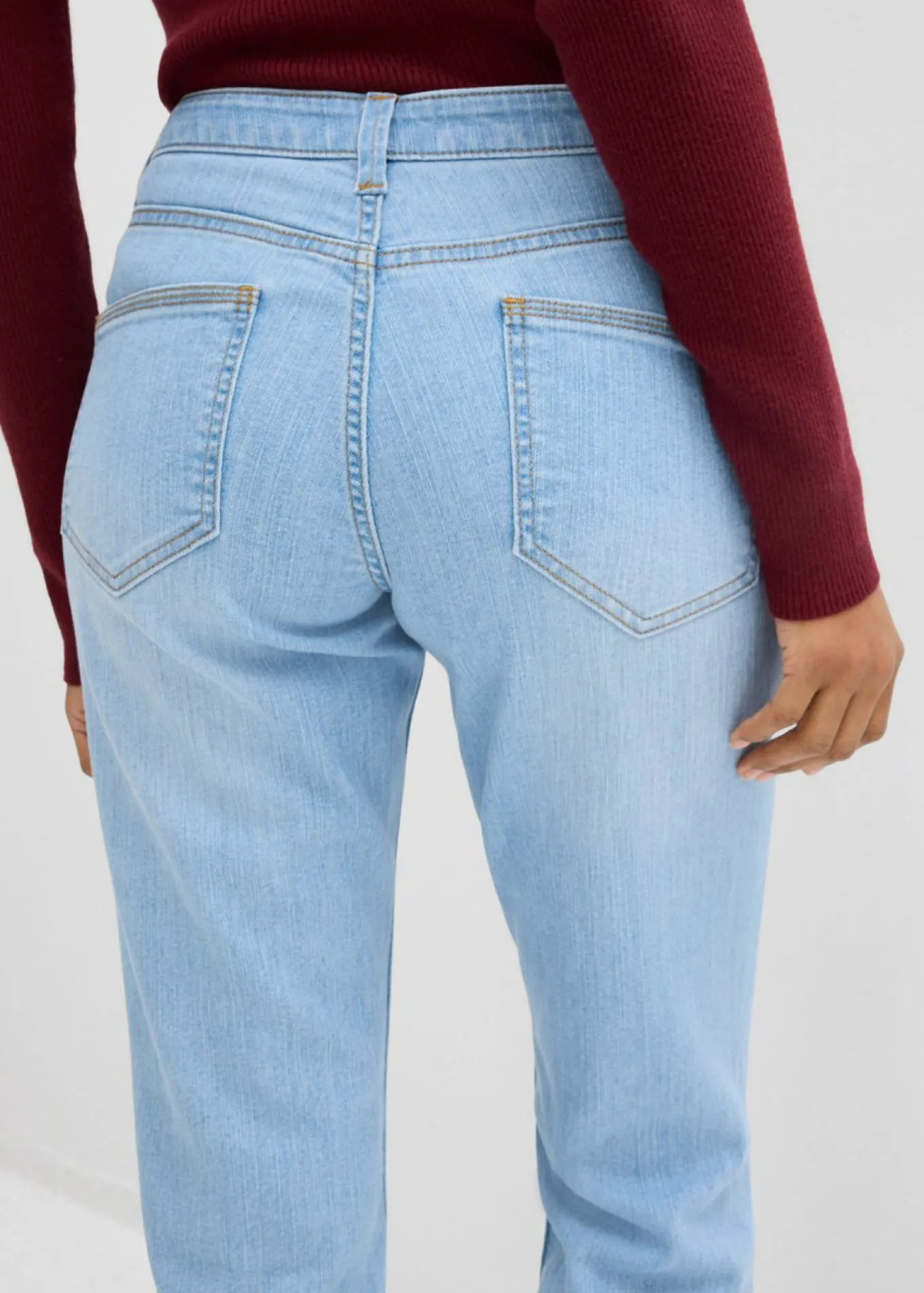 Vaqueros skinny, mid waist, elásticos