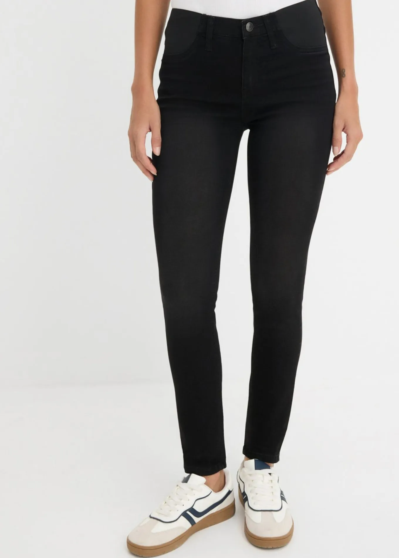 Vaqueros skinny, mid waist, elásticos