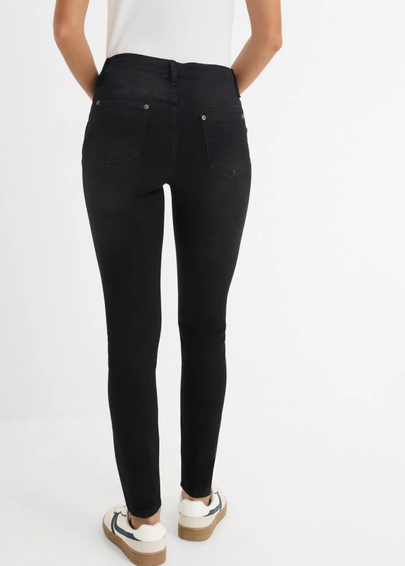 Vaqueros skinny, mid waist, elásticos
