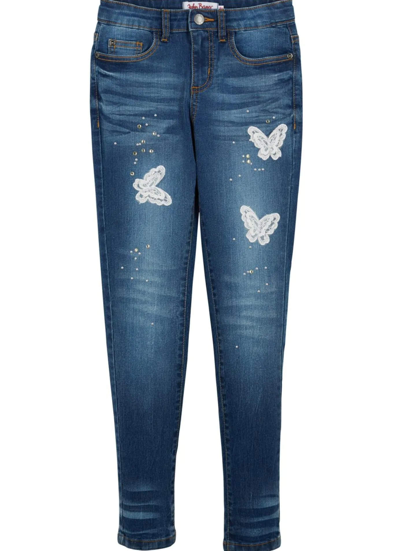 Vaqueros skinny, mid waist
