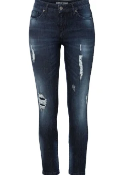 Vaqueros skinny, mid waist, elásticos