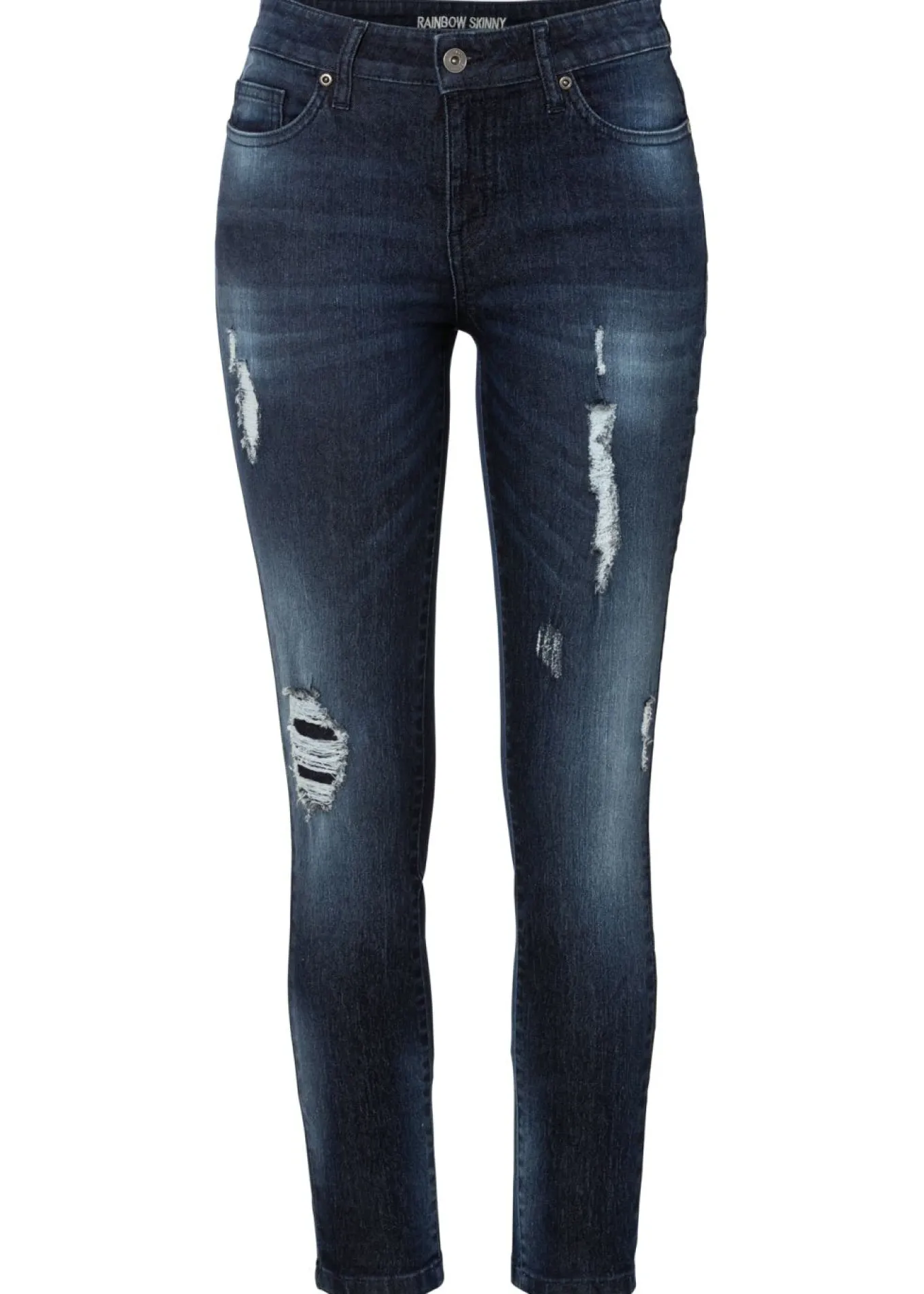 Vaqueros skinny, mid waist, elásticos