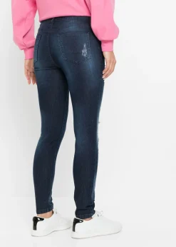 Vaqueros skinny, mid waist, elásticos