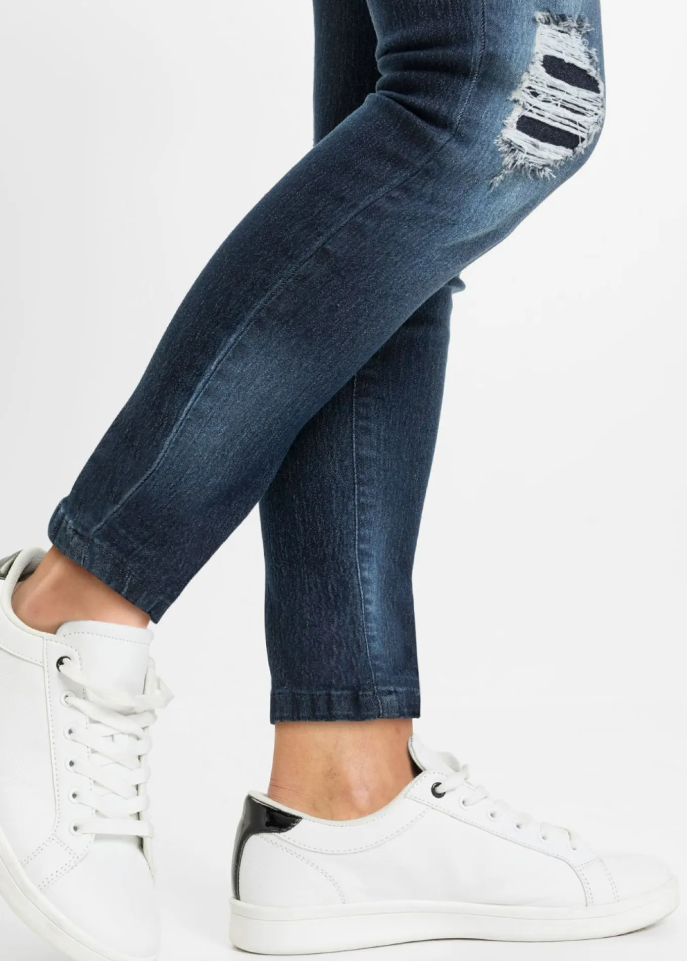 Vaqueros skinny, mid waist, elásticos