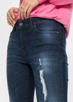 Vaqueros skinny, mid waist, elásticos