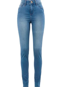 Vaqueros slim fit, high waist, súper elásticos