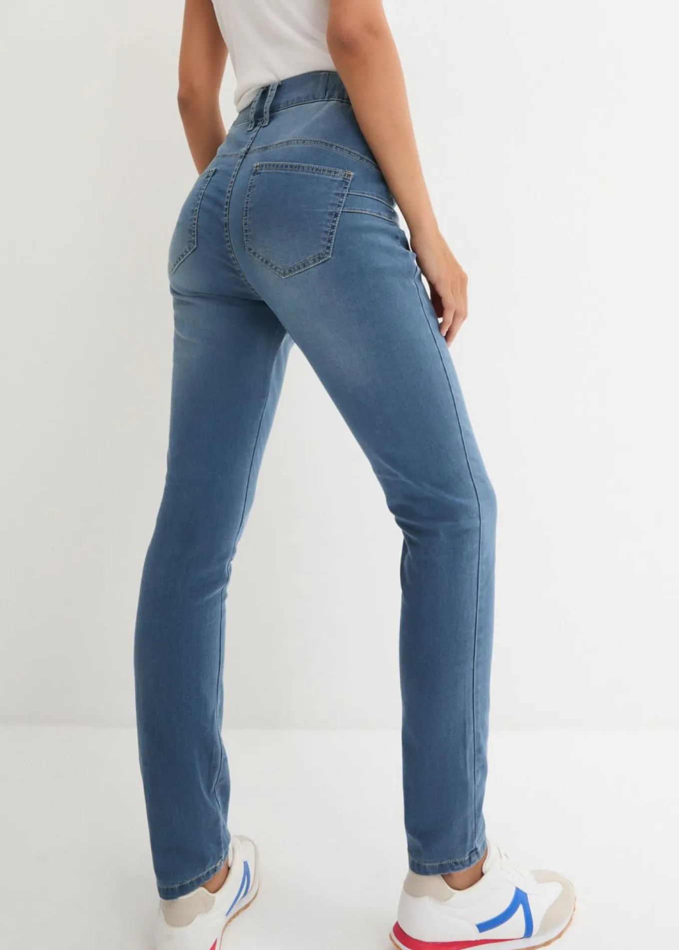 Vaqueros slim fit, high waist, súper elásticos
