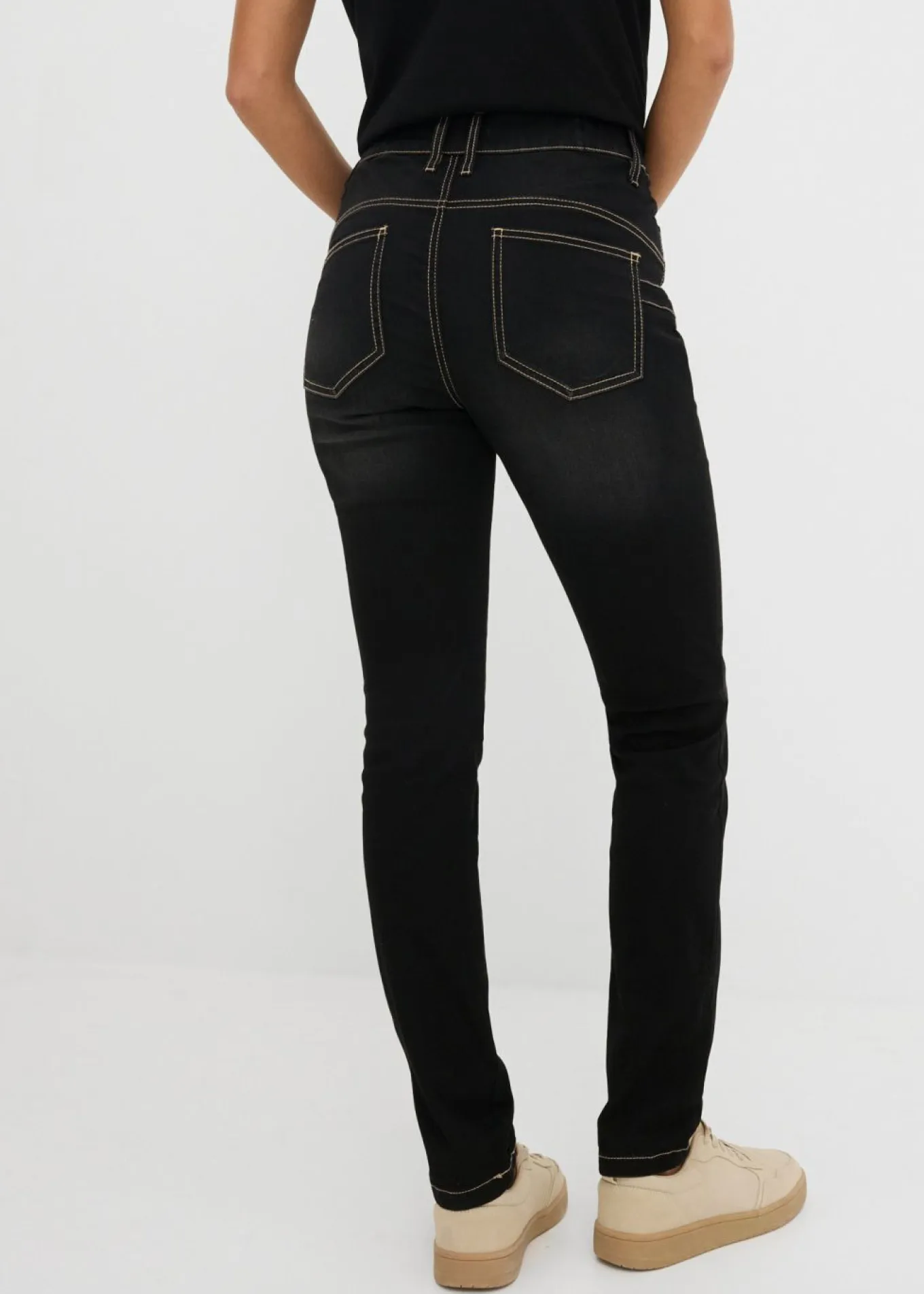 Vaqueros slim fit, high waist, súper elásticos