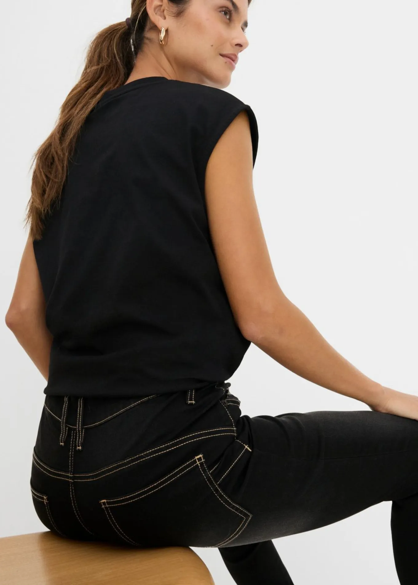 Vaqueros slim fit, high waist, súper elásticos